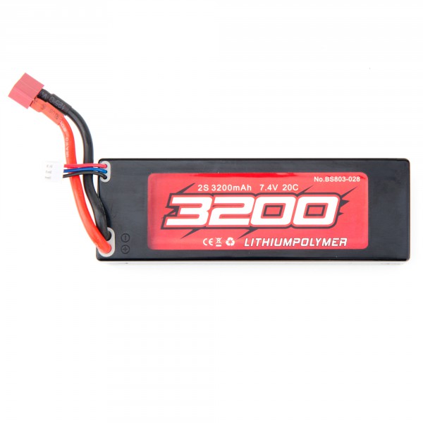 BSD Racing BSD Lipo Battery 7.4V 2s 3200 mAh (Tplug) MCM Group