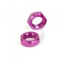 Wheel Nut: 1/8 Purple Alloy  pr