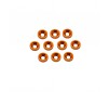 Alloy M4 Csk Washers - Orange pk10