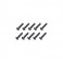 Steel Button Head Hex Screws M3 x 12 pk10