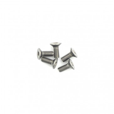 Titanium Csk Hex Screws M4 x 10 pk10