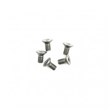 Titanium Csk Hex Screws M3 x 6 pk10