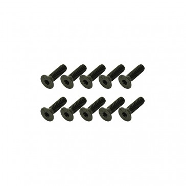 Steel Csk Hex Screws M4 x 14 pk10