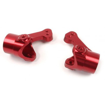 CNC Front Wheel Hub Set red anodized