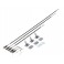 DISC.. Pushrods & Cotrol Horn Set: P-51D