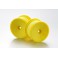 DISC.. 1:10 Off-Road 4WD racing rear rims 14mm yellow (2)