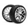 DISC.. MOUNTED SUPER DRIFT TYRE (A TYPE) ON TE37 WHEEL CHROME