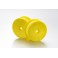 DISC.. 1:10 Off-Road 4WD racing front rims yellow (2)