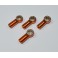 DISC.. Aluminium Ball End incl. Ball Stud (4) orange 1:10