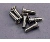 Screws, 3x10mm countersunk machine (6)