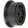 DISC.. SPLIT SIX' FRONT WHEEL FOR BAJA 5T BLACK/BLACK