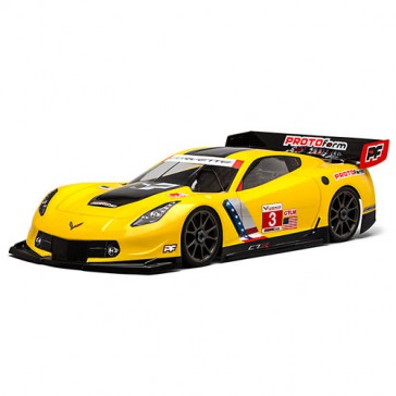 CHEVROLET CORVETTE C7.R CLEARBODY FOR 1:8GT LWB