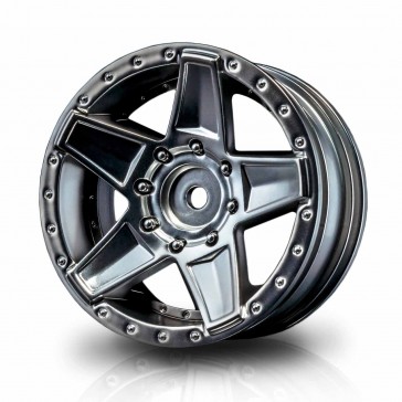 Flat silver 648 1.9" wheel (+5) (4)