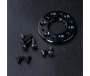 DISC.. Alum. motor heat sink spacer 3mm (black)