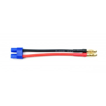 Adaptateur prise gold 4mm (M) vers EC3 batterie (F)