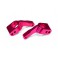 Stub axle carriers (2) 6061-T6 aluminum (pink-anodize