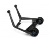 Wheelie bar, black (assembled)