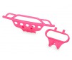 Bumper, front/ bumper mount, front (PINK)