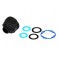 Carrier, differential/ x-ring gaskets (2)/ ring gear gasket/