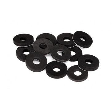 Body washers, foam, 2mm (2) 3mm (2)/ 4mm (4)