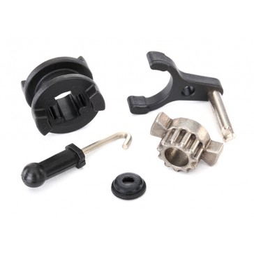 Drive hub, 2-speed/ shift dog/ shift fork/ shaft seal/ 2-spe