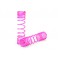 Springs, rear (PINK) (progres sive rate) (2)