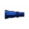 DISC.. Stub axle, aluminum, blue-anodized (1)