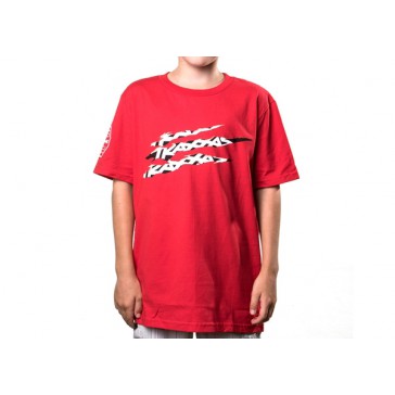 Slash Tee T-shirt Red Youth L