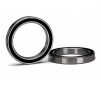 Ball bearing, black rubber sealed (20x27x4mm) (2)