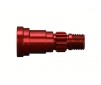 Stub axle, aluminum (red-anodized) (1) (use only with n°7750X