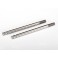 Shock shafts, steel, Chrome finish