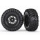 Tires and wheels, assembled, glued (TRX-4 wheels, Canyon Tra