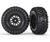 Tires and wheels, assembled, glued (TRX-4 wheels, Canyon Tra