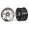 Wheels, 1.9' split-spoke (black chrome) (front) (2)