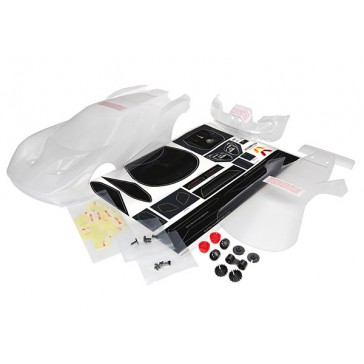 Body, Ford GT (clear, requires painting)/ decal sheet (incl