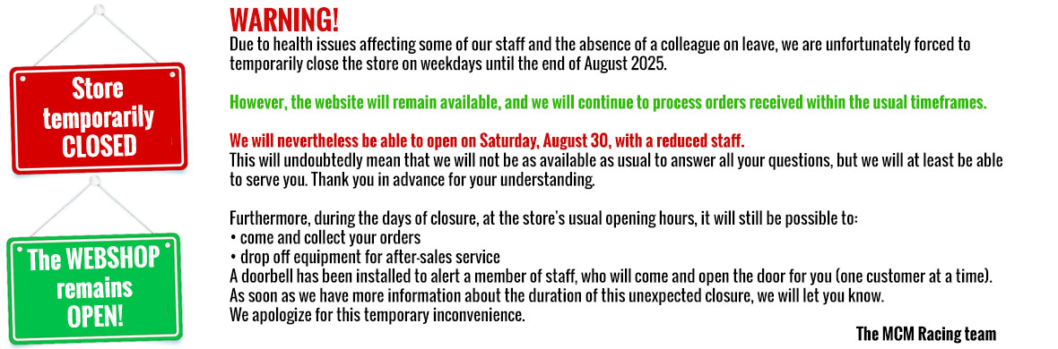 Fermeture temporaire