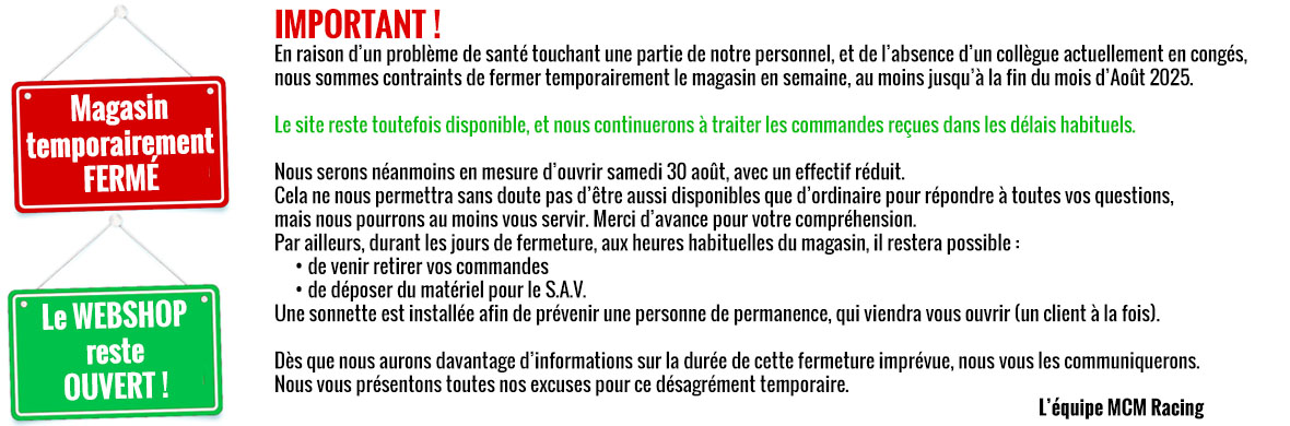 Fermeture temporaire