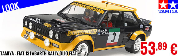 Look - Tamiya - Fiat 131 Abarth Rally Olio Fiat