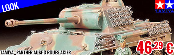Look - Tamiya - Panther Ausf.G roues acier