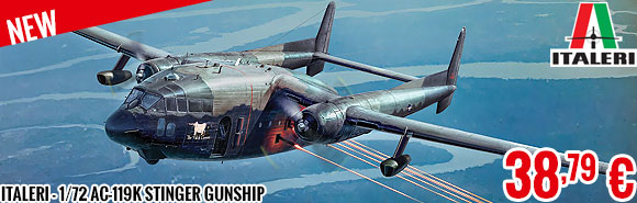 New - Italeri - 1/72 AC-119K Stinger Gunship