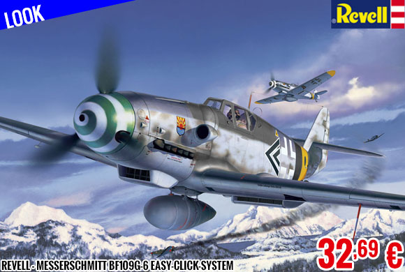 Look - Revell - Messerschmitt Bf109G-6 easy-click-system