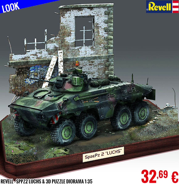 Look - Revell - SpPz2 Luchs & 3D Puzzle Diorama 1:35