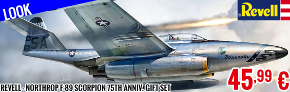 Look - Revell - Northrop F-89 Scorpion 75th Anniv. Gift Set