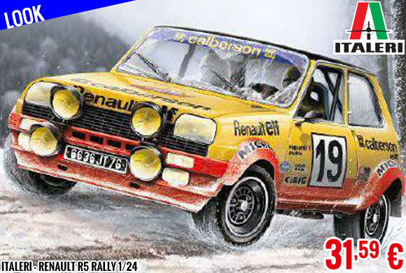Look - Italeri - Renault R5 Rally 1/24