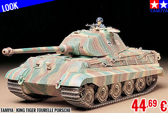 Look - Tamiya - King Tiger tourelle Porsche