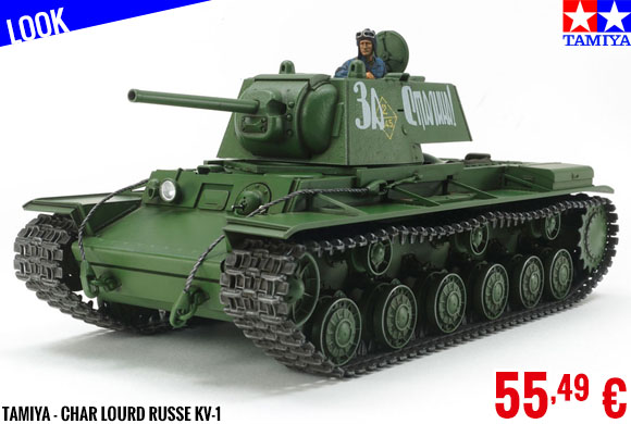 Look - Tamiya - Char Lourd Russe KV-1