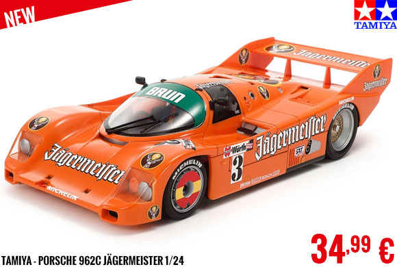New - Tamiya - Porsche 962C Jägermeister 1/24