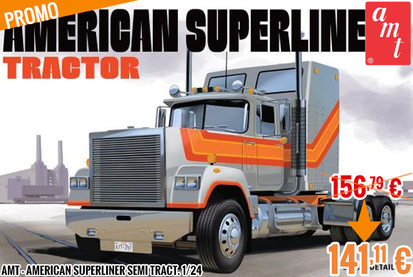 Soldes - AMT - American Superliner Semi Tract. 1/24