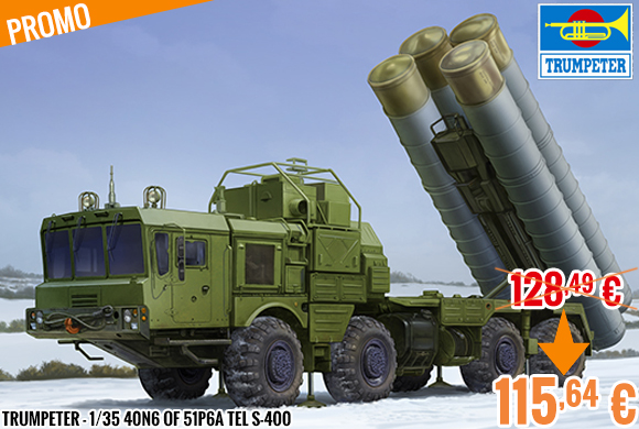 Soldes - Trumpeter - 1/35 40N6 of 51P6A TEL S-400