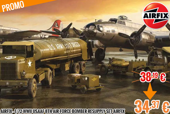 Promo - Airfix - 1/72 WWII USAAF 8th Air Force Bomber Resupply Set Airfix